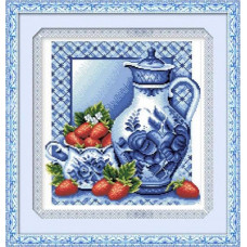 1187 Мозаика Cristal 'Гжель', 37*40 см