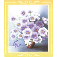 1108 Мозаика Cristal 'Незабудки', 45*60 см