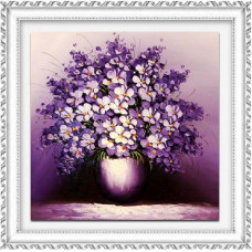 1621 Мозаика Cristal 'Сиреневый букет', 40*40 см
