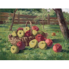 70052 Канва с рисунком Gluriya 'Урожай' 30*40 см