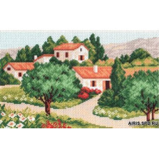 801 Канва с рисунком 'Ранчо' 24*35см.(28*37см) (МП)