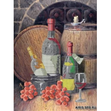 70049 Канва с рисунком Gluriya 'Винный погребок' 30*40 см