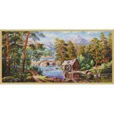 3-17 Пейзаж с мельницей